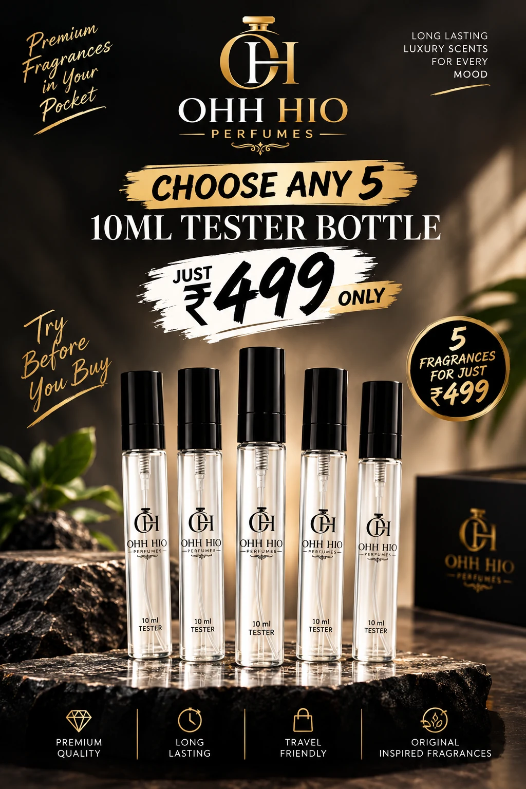 Choose Any 5 Tester Pack bottle